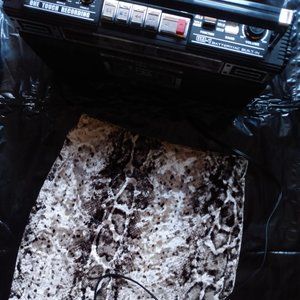 Velvet Snakeprint Skirt